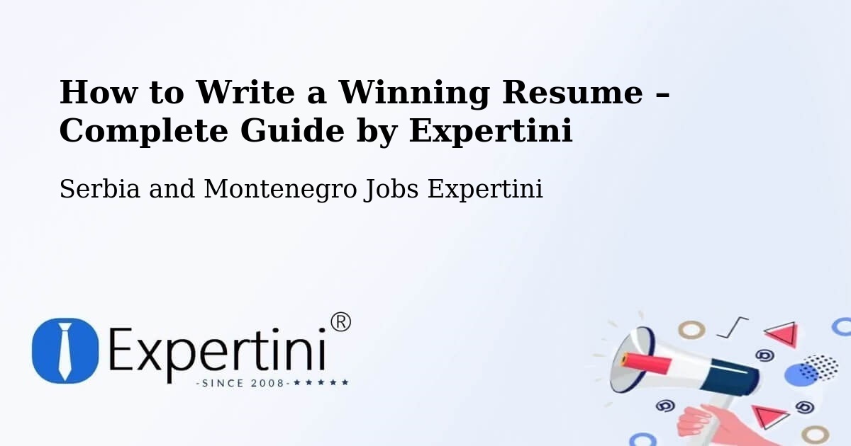 Resume Writing Guide for Job Seekers – Dorval - Dorval, Serbia and Montenegro Jobs Expertini